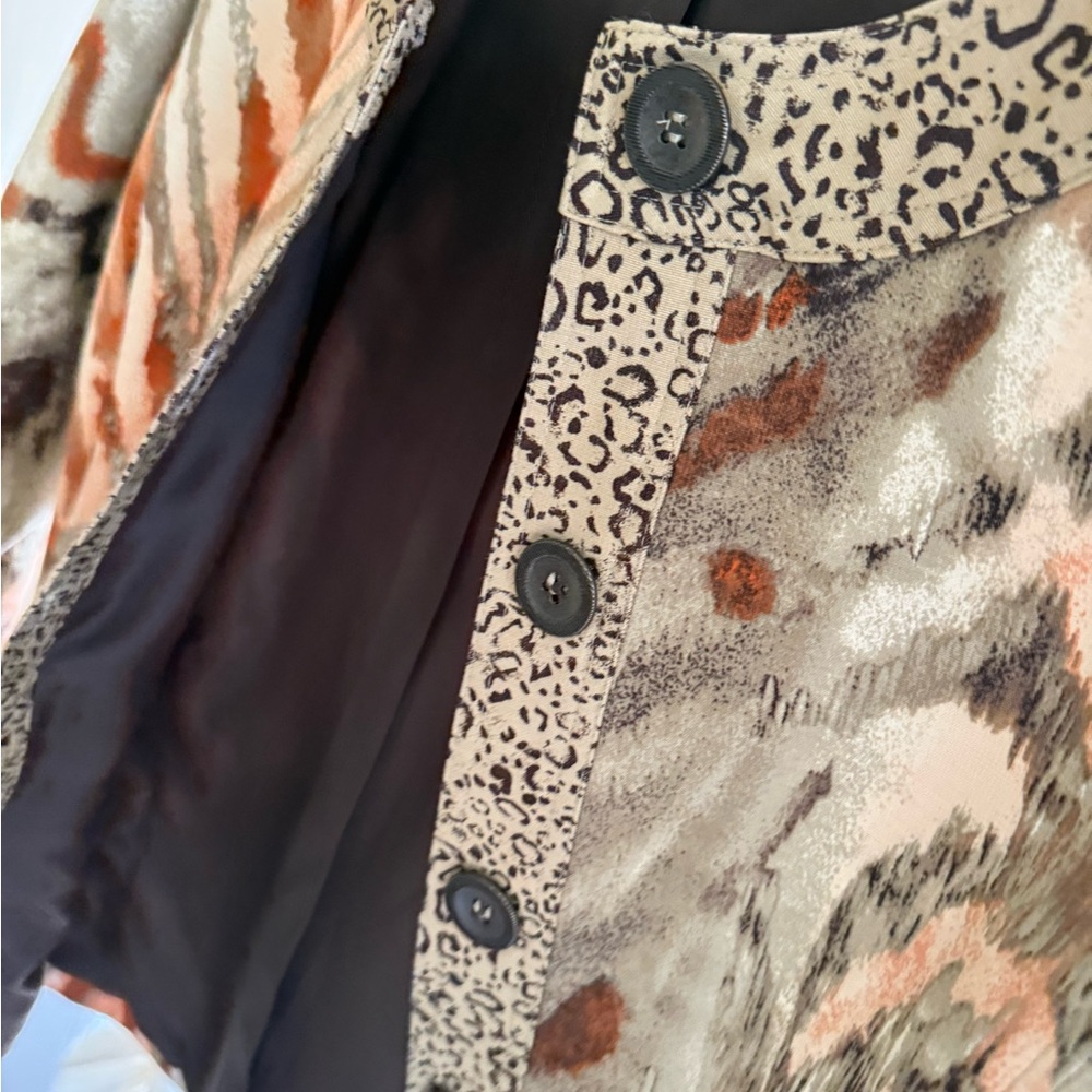 Chico's Leopard Print Jacket